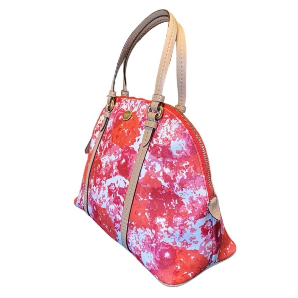 Coach Peyton Floral Cora Dome Satchel - Picture 3 of 11